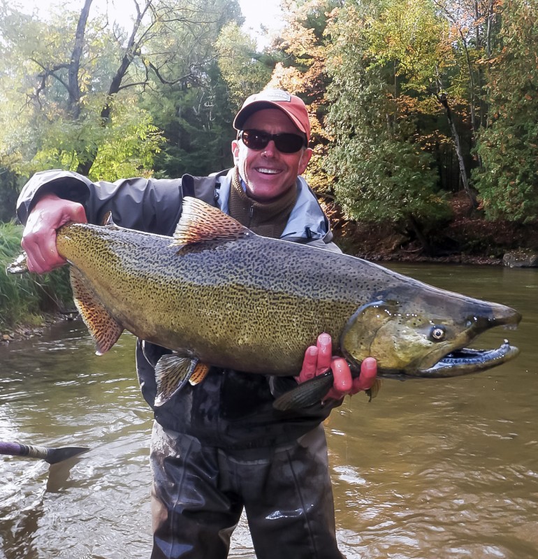 pere marquette river king salmon Pere Marquette River Fly Fishing